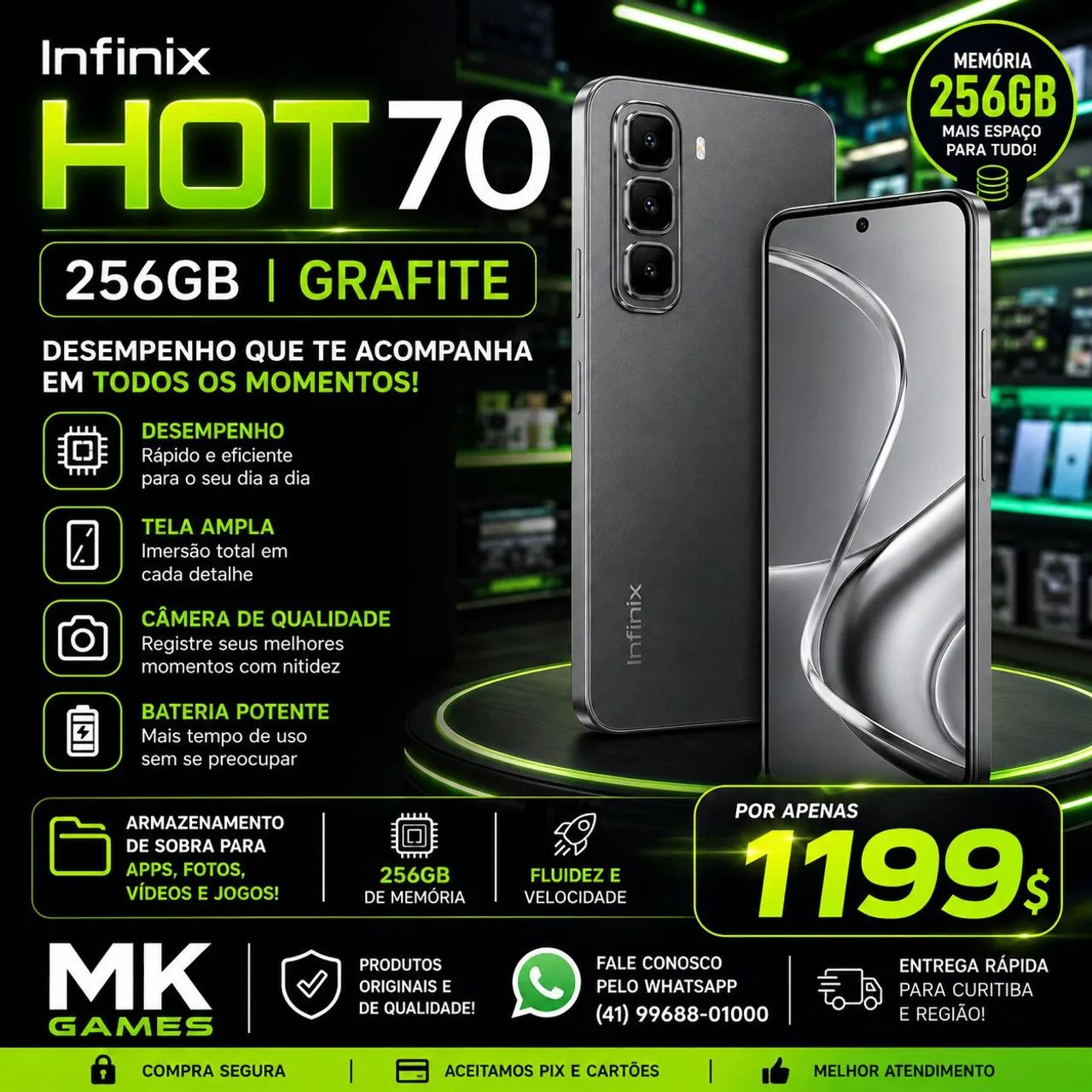 Infix hot 70 
