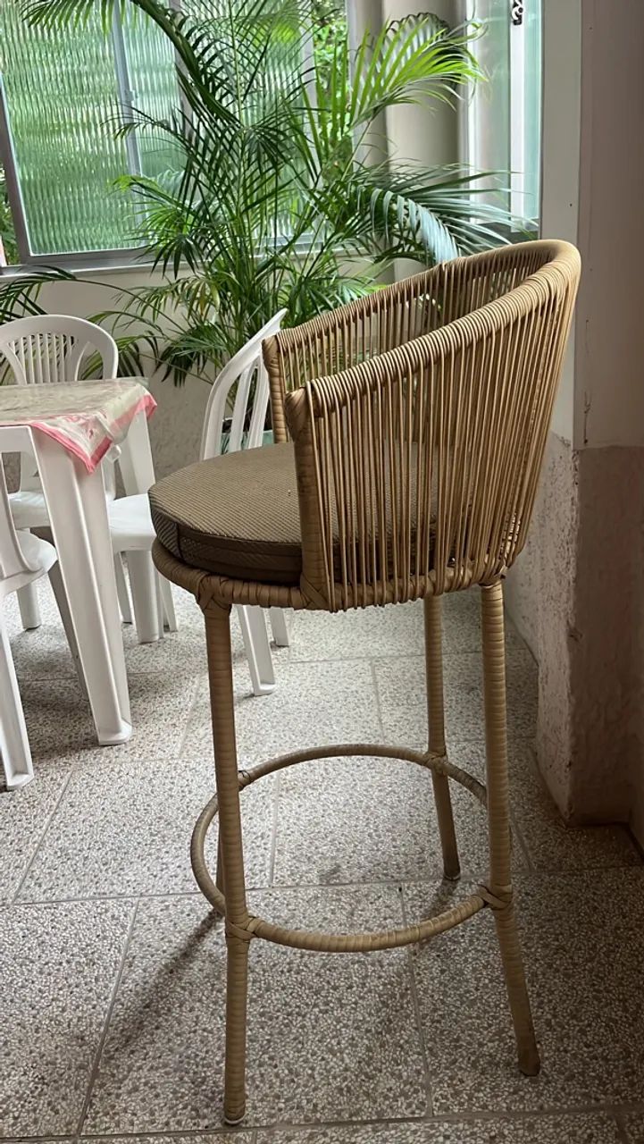 Banco bistrô de corda naval - Foto 2