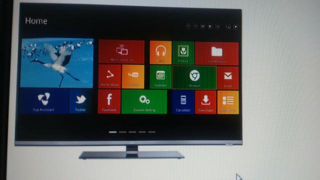 SMART TV JVC 55 LED 3D Android Tela quebrada