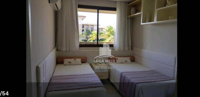 Apartamento mandara kauai,128 m2,3 suites,mobiliado,porto das dunas - Foto 13