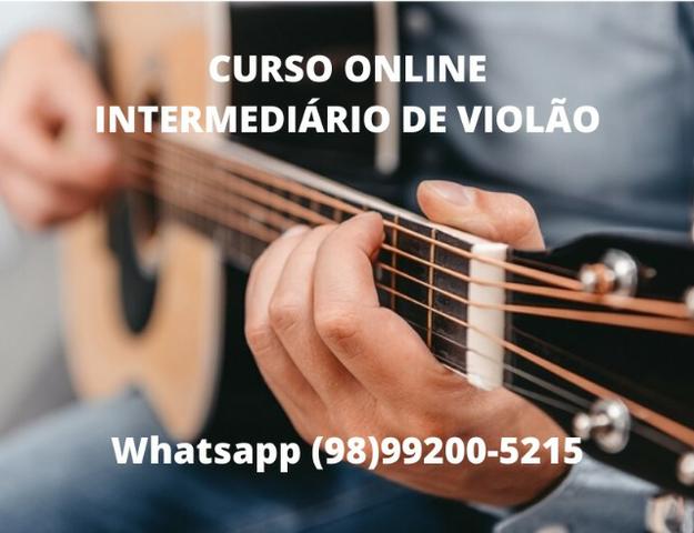 Curso online intermediário de violão