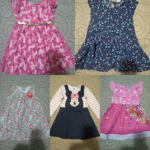 Vestidos infantis tamanho 3
