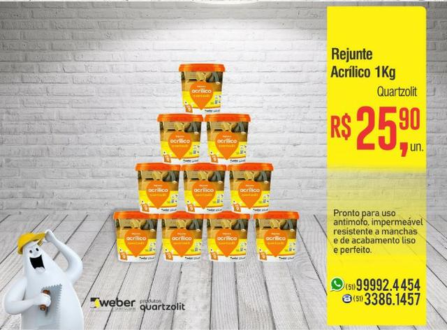 Rejunte Acrílico Quartzolit - 01 kg