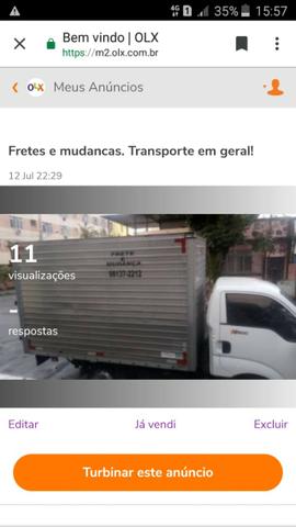 Frete e mudanças