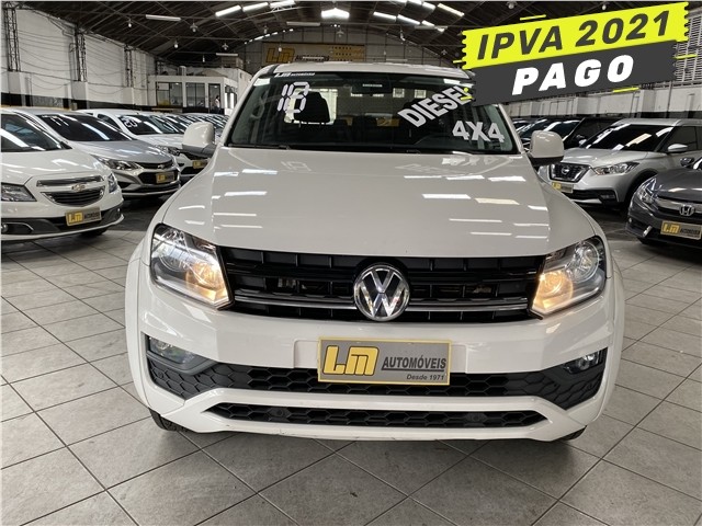 VOLKSWAGEN AMAROK 2018 2.0 TRENDLINE 4X4 CD 16V TURBO INTERCOOLER DIESEL 4P AUTOMÁTICO