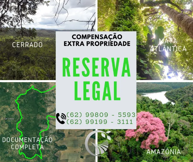 Áreas de Reserva Legal para Compensação Ambiental Bioma Cerrado em Tocantins