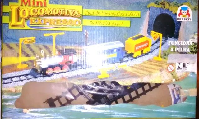 Corrida de estrada Hot Racing Formula Challenger e Mini Locomotiva Expressa- Braskit - Rar - Foto 3
