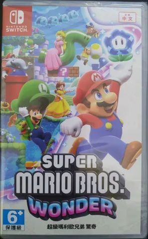 Super Mario Bros Wonder Nintendo Switch Jogos Mídia Física Novo