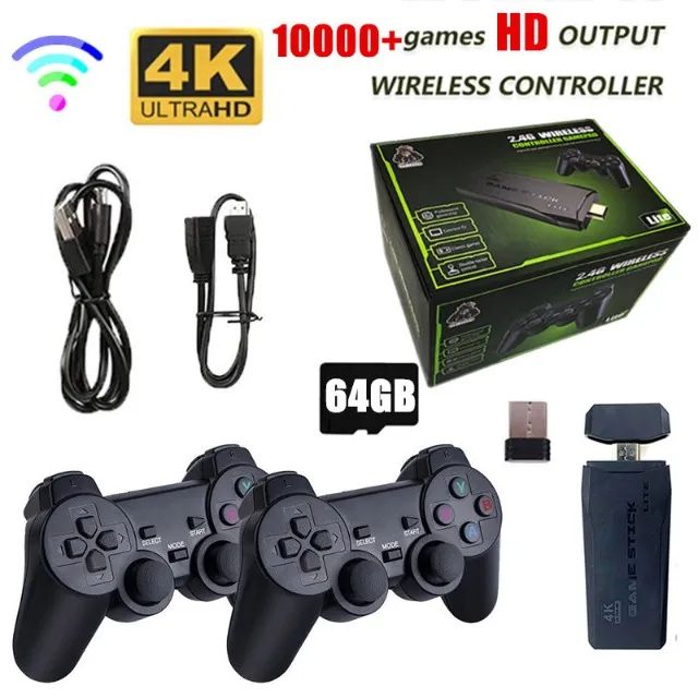 New Game Stick 4k X8 Original 10000 Game Retro Video Game Consoles