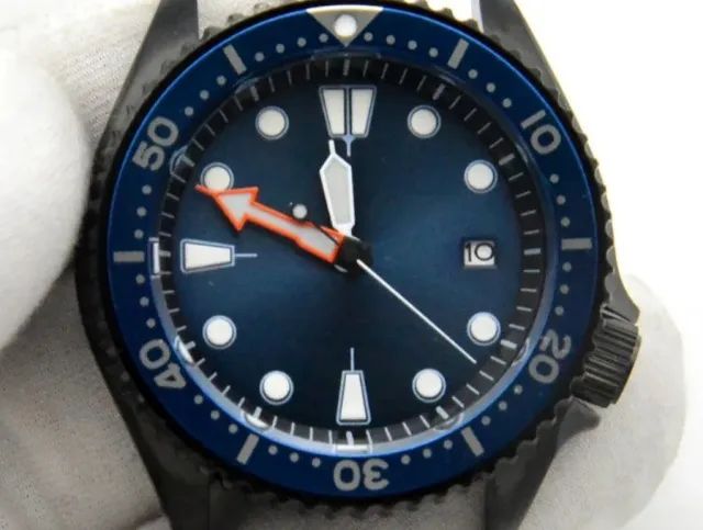 Relógio Parnsrpe Azul Automático Máquina Seiko Nh35
