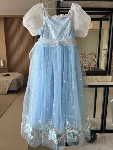 Vestido Fantasia Cinderela, Roupa Infantil para Menina Yamp! Usado  87823557