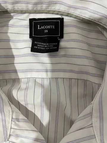Camisa Lacoste Original e em ótimo estado de conservação. - Foto 4
