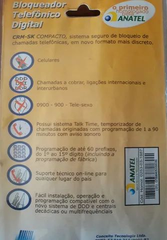 Bloqueador de Telefone Digital BK Compacto UND - Foto 3