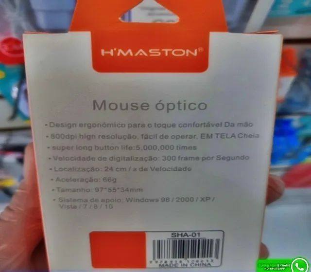 Mouse optico 1200 Dpis  - Foto 2