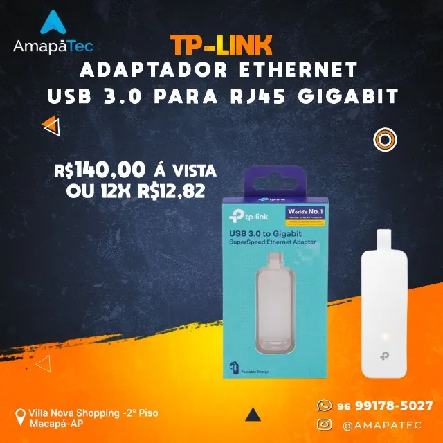 Adaptador De Rede Tp-link Ue300 USB 3.0 Gigabit V 4.0