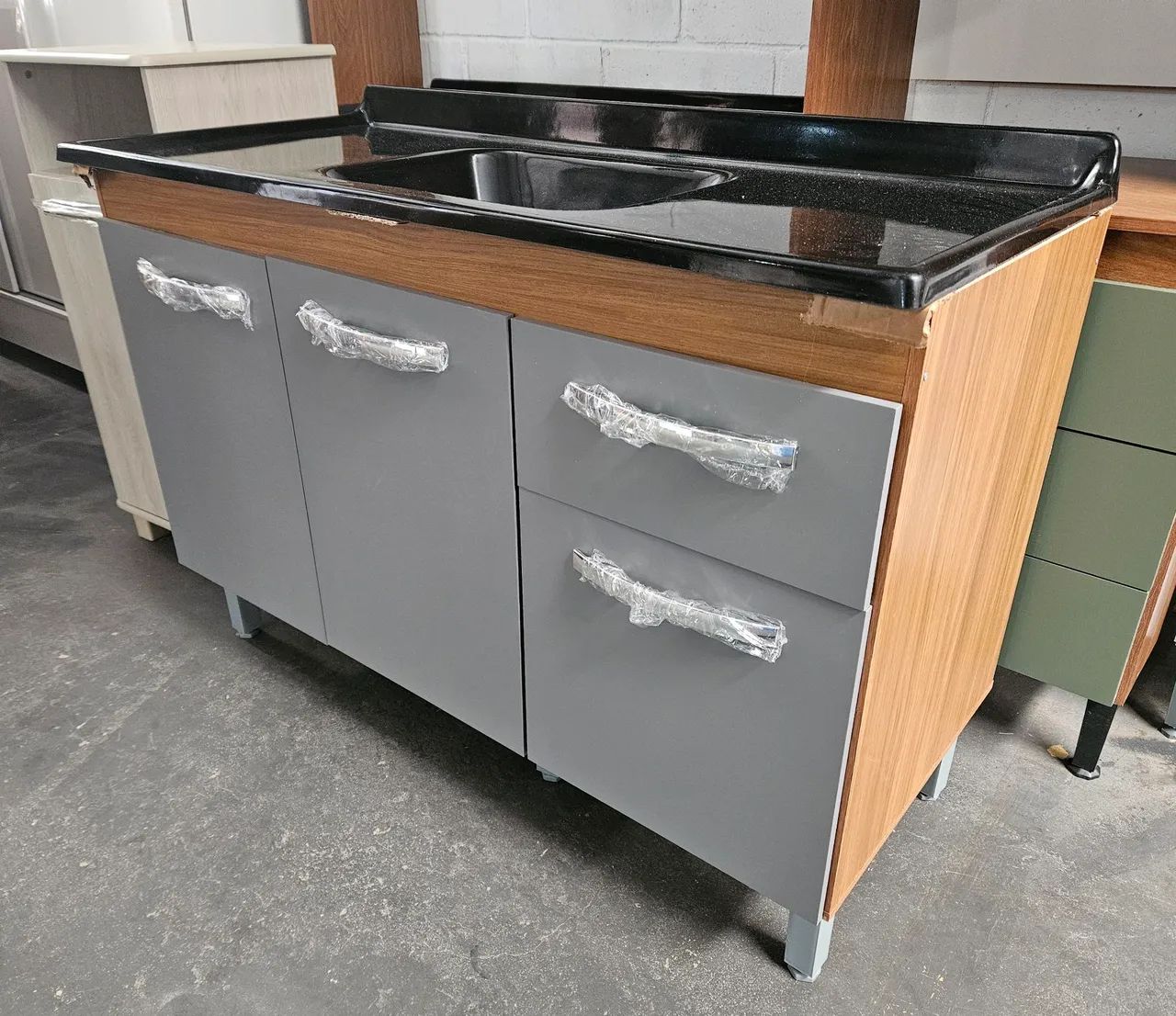 BALCÃO E PIA NOVO - ENTREGAMOSMONTADO - Foto 5