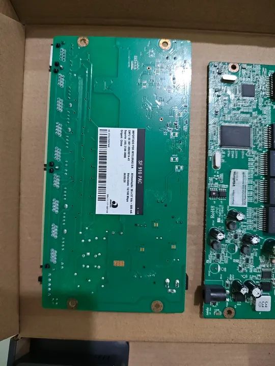 Placa switche Poe reverso 