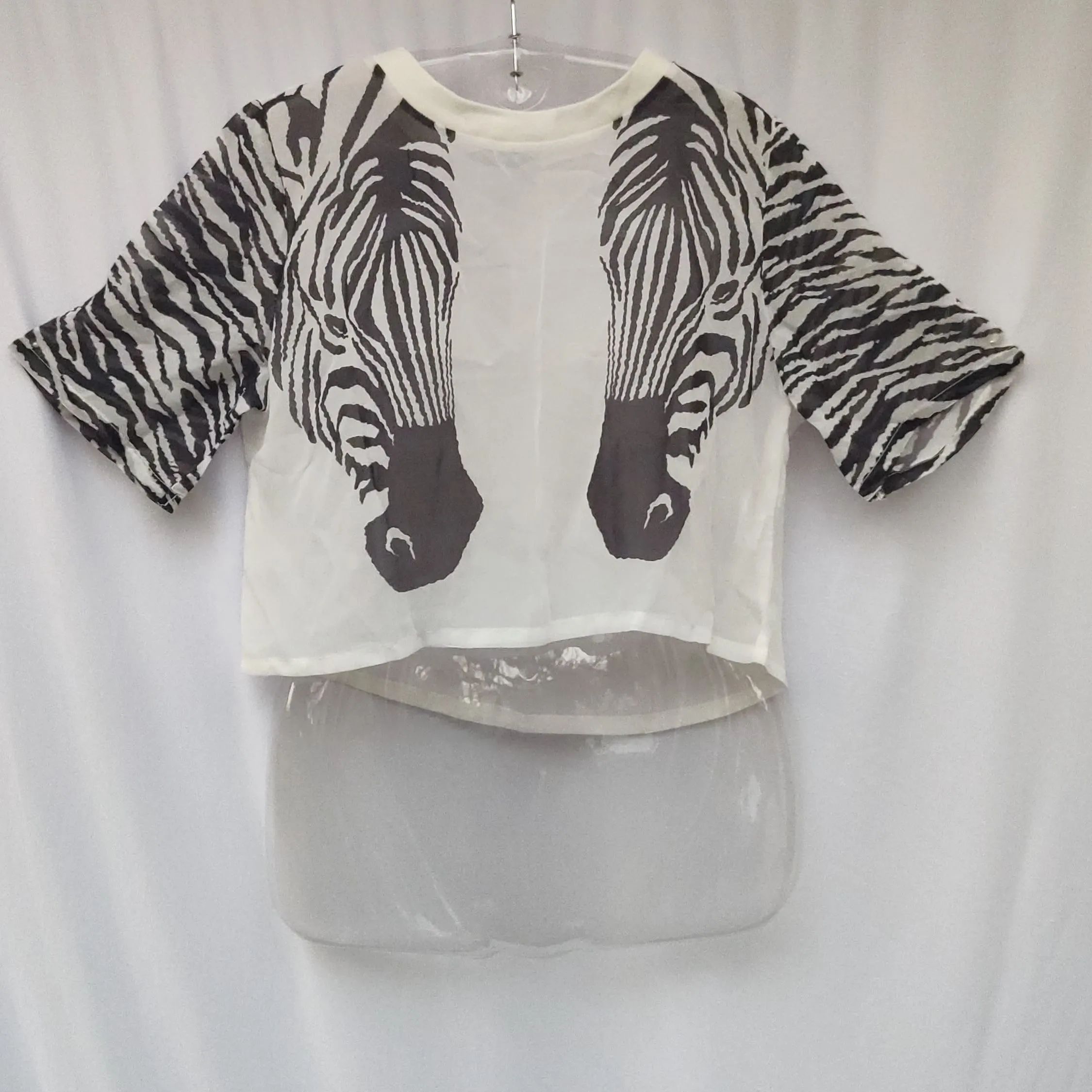 Blusa Zebra Cropped - Estilo e Charme