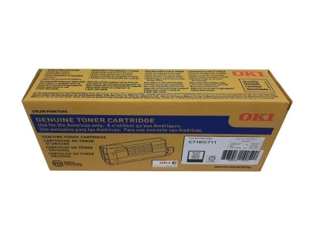 Lote com 10 Toner Okidata C710 / C711 / 4408604 Black Original Novo 