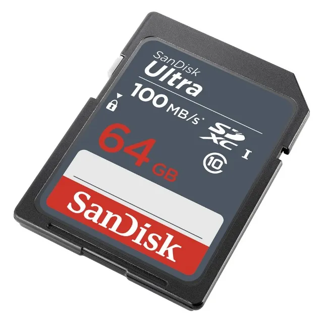 Cartão SDXC 64GB Sandisk Ultra UHS-I 100mb/s U1 Classe 10 - Loja Coimbra Computadores