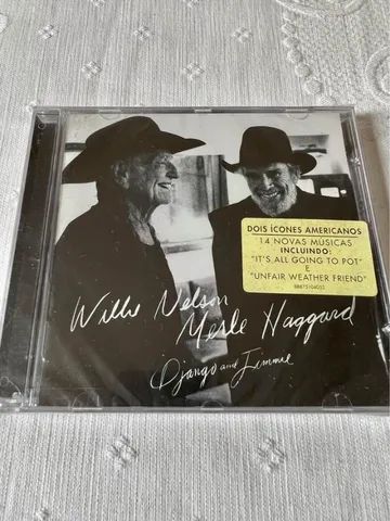 Cd Willie Nelson E Merle Haggard - Django And Jimmie - Novo