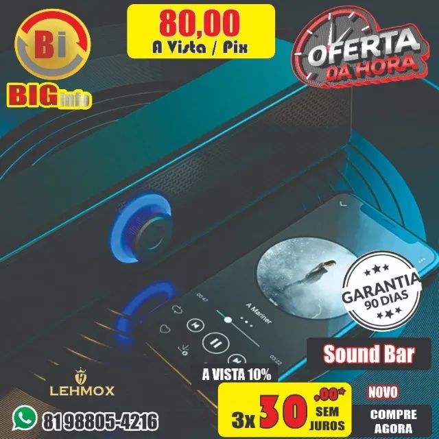 Soundbar alimentado por USB para TV, PC, Laptop, Jogo, Home Theater, Sistema de Áudio  - Foto 6