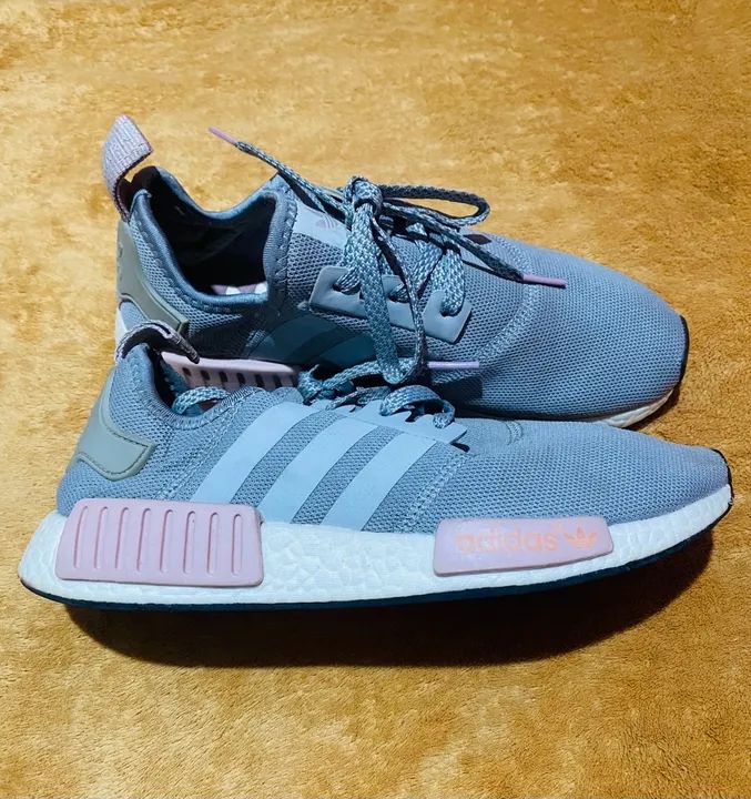 Adidas nmd cinza e rosa best sale