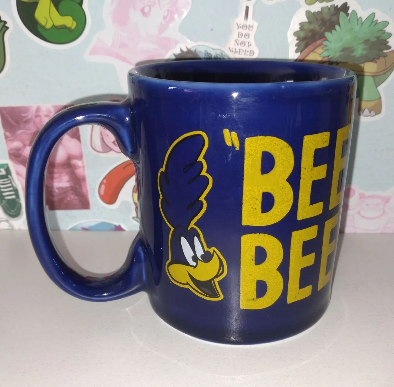 CANECA LOONEY TUNES PAPA LEGUAS BEEP BEEP AZUL