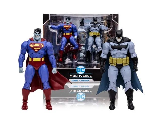 Mcfarlane Toys Bizarro Batzarro dc Multiverse 2 pack Hobbies