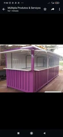 Container casa loja lanchonete escritório depósito de vendas lavanderia barbearia  - Foto 4