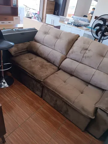 SOFA RECLINÁVEL E RETRÁTIL NOVO ALTO PADRÃO