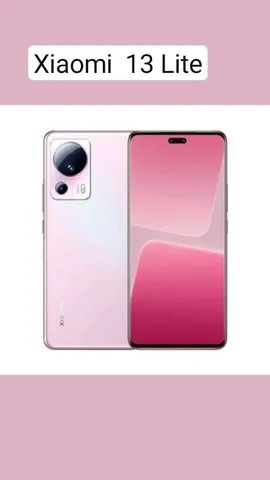 Xiaomi 13 Lite 5G 256Gb/8Gb Rosa | Lacrado Novo - Celulares e