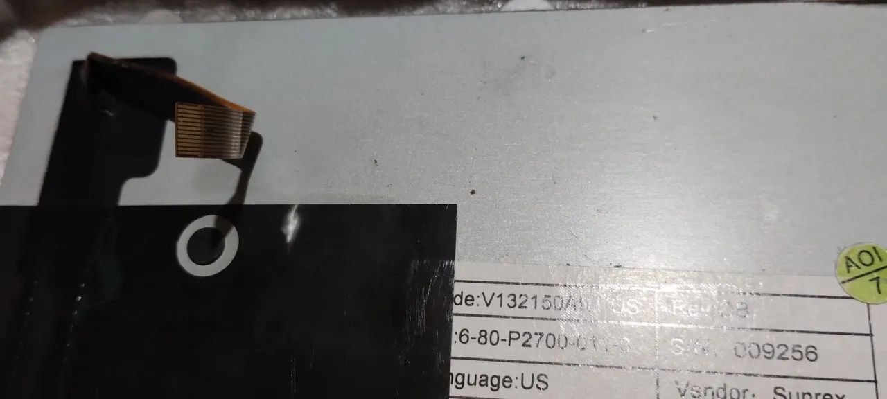 Teclado Note AVELL original (usado)63824108069761123