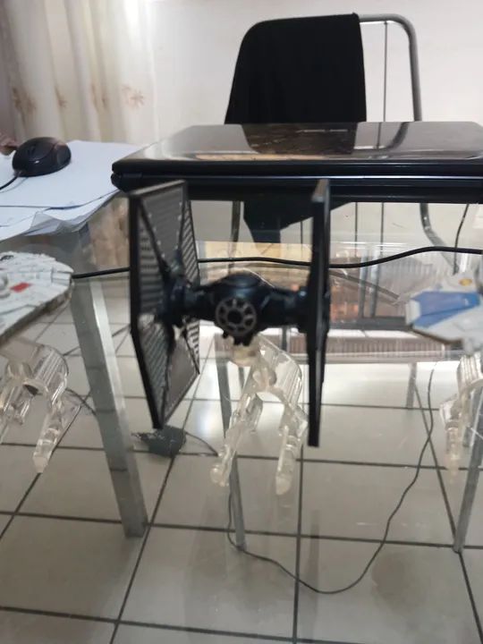 Miniaturas Nave Star Wars - Tie Fighter, X-Wing e Millenium Falcon - Foto 4