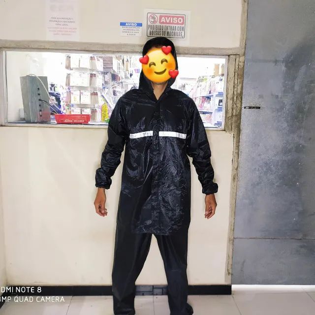 Capa De Chuva  Para Motoqueiro Ref -  215 - Foto 2