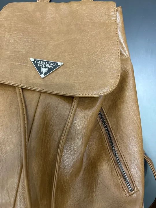 Mochila Cavalera marrom  - Foto 3
