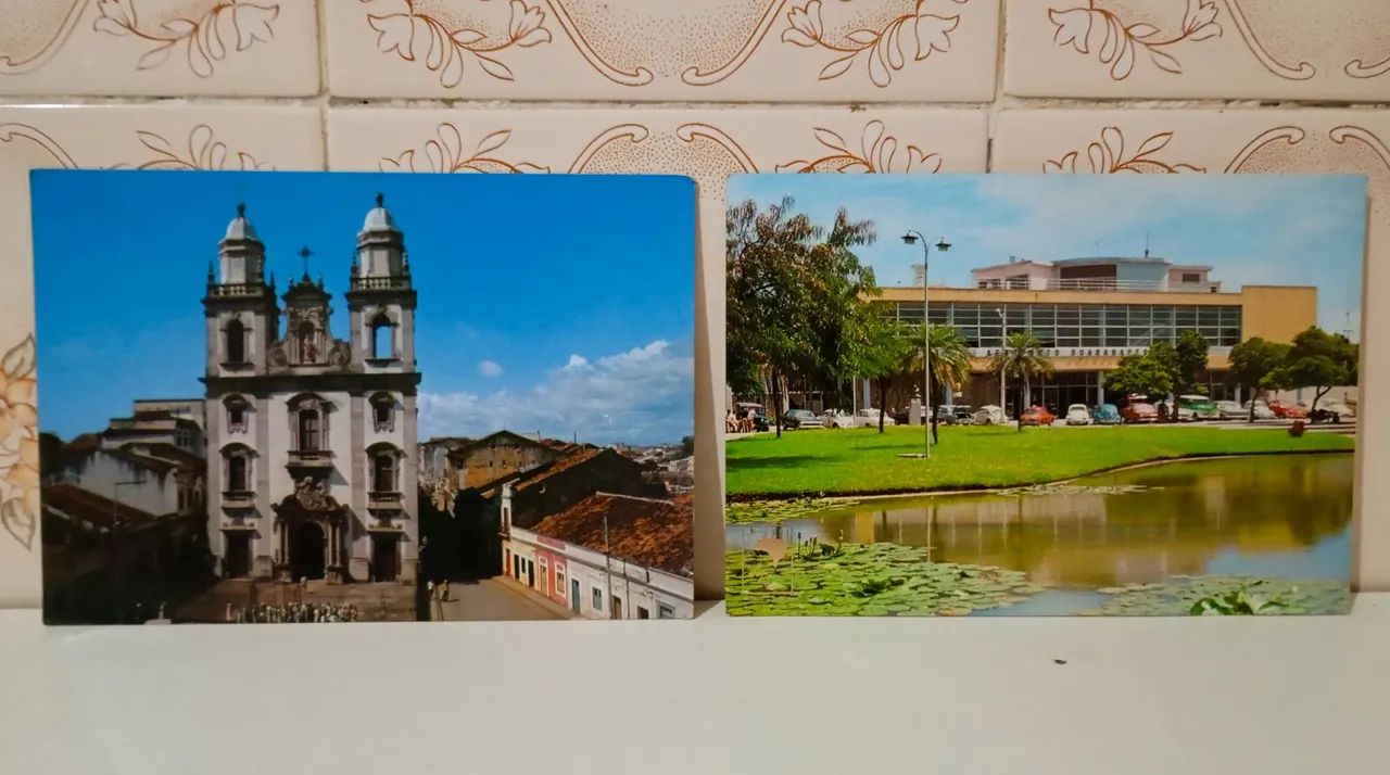 Kit C/ 06 Cartões Postais Recife PE Anos 80 - Sem Uso - Foto 2