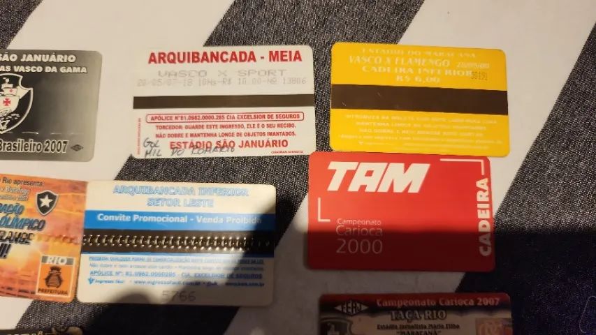 Coleção de Ingressos de Futebol Históricos - Vasco, Brasil - Foto 3