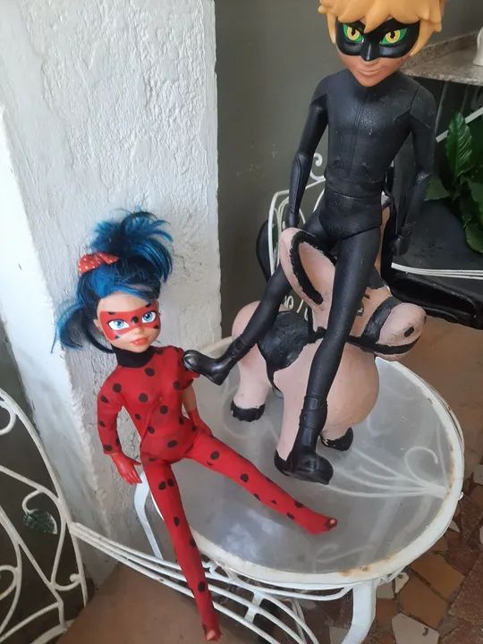 Bonecos ladybug e cat no ar  - Foto 3