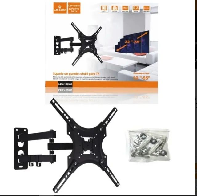 Suporte Bi-Articulado para tv até 55  polegadas