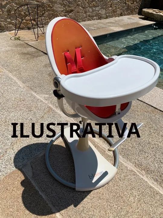 Cadeira de bebê. Segura, confortável, higiênica, multifuncional. - Foto 4