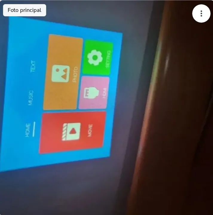 Mini projetor usado apenas 3 vezes  - Foto 4