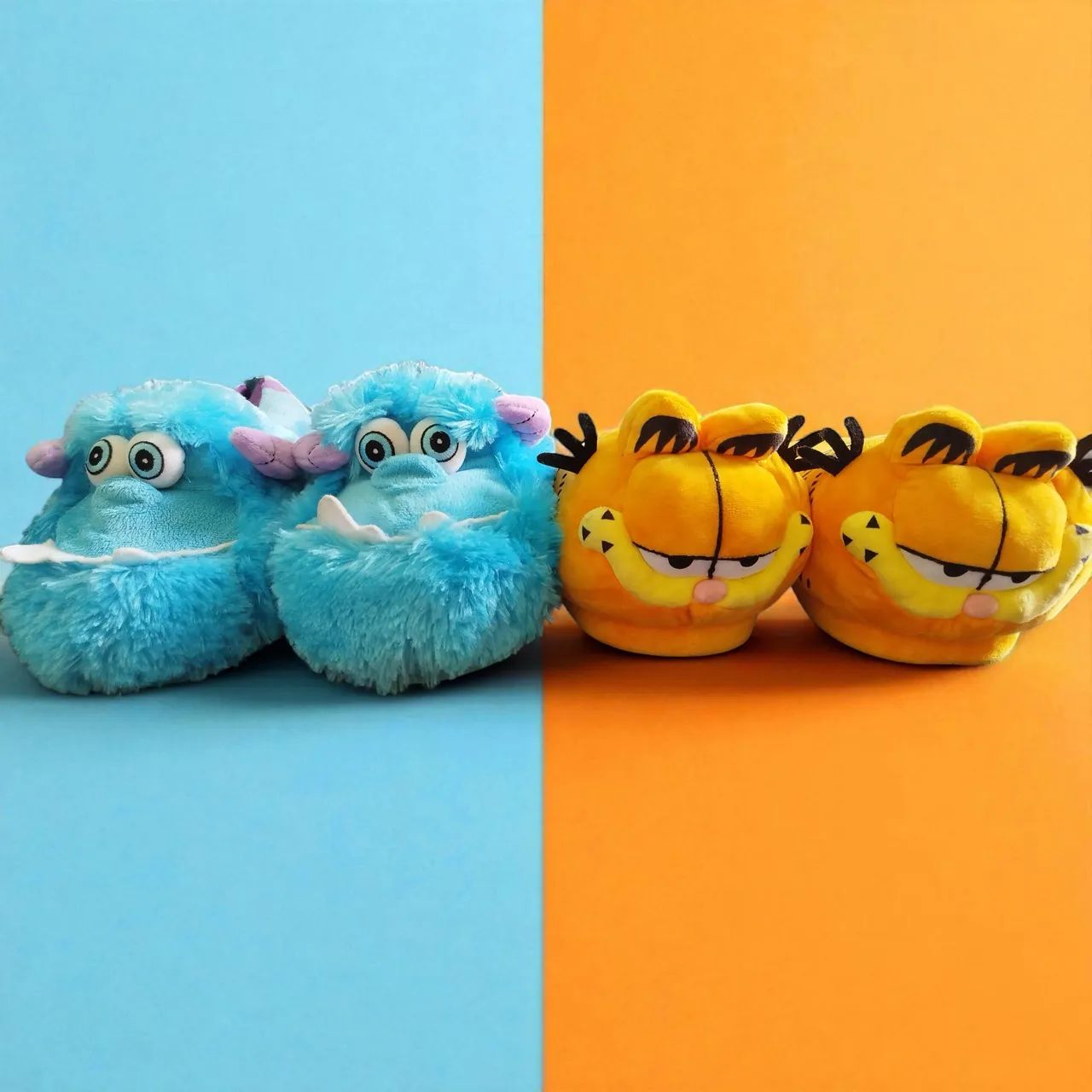 Pantufas do Sullivan e do Garfield 