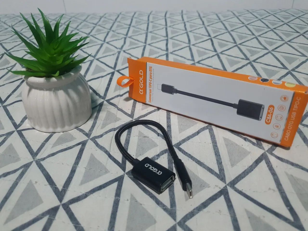 Adaptador OTG USB Tipo-C Alpha Gold