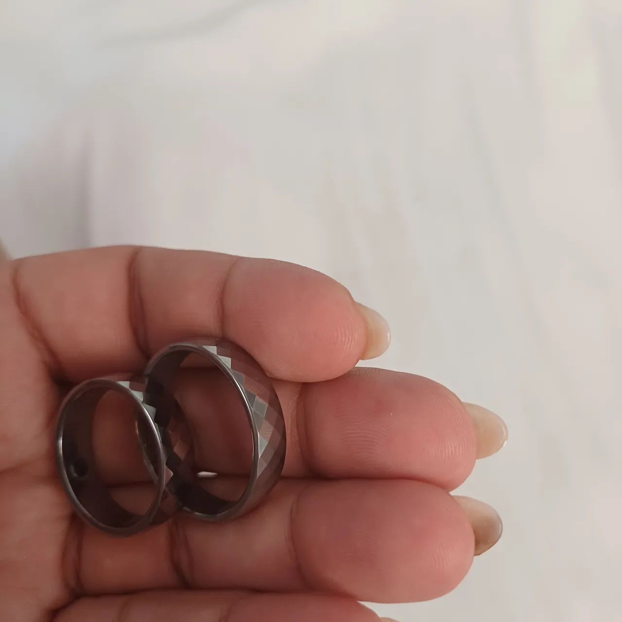 Par de Alianças tungstênio 