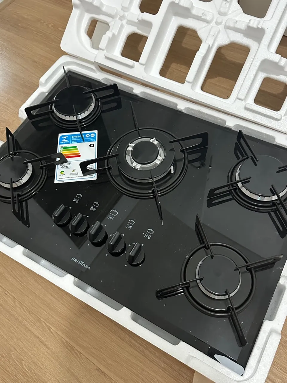 Cooktop Britânia 5 Bocas - Design Moderno e Eficiência