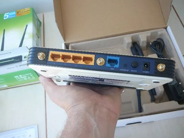 Roteador - TP Link - TL-WR941nd - 3 antenas - Mostruário - Foto 3