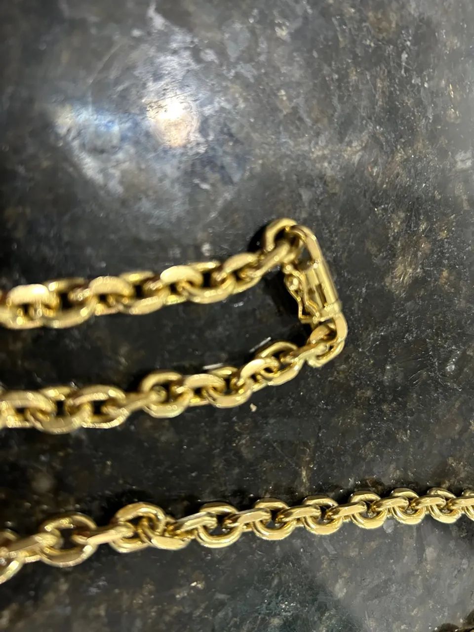 Conjunto de Colar e Pulseira de moeda antiga Ouro 18k - Foto 2