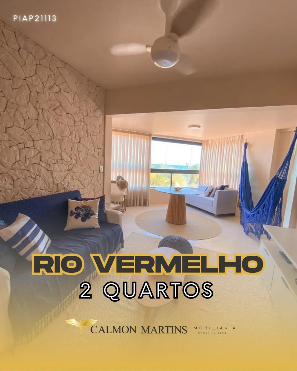 APARTAMENTO 2 QUARTOS (1 SUÍTE), 61M², MOBILIADO, NO RIO VERMELHO