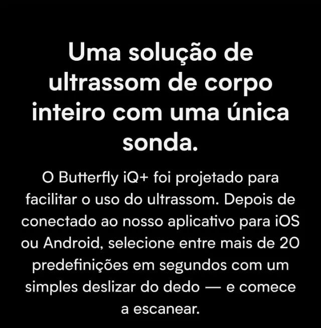 Ultrassom Portatil NOVO, Butterfly IQ+ em 6 X Sem Juros. - Foto 4